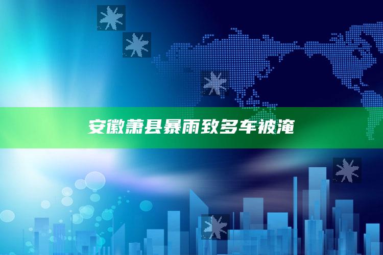 安徽萧县暴雨致多车被淹_核心指标深度评估-最新版v23.78.98.54