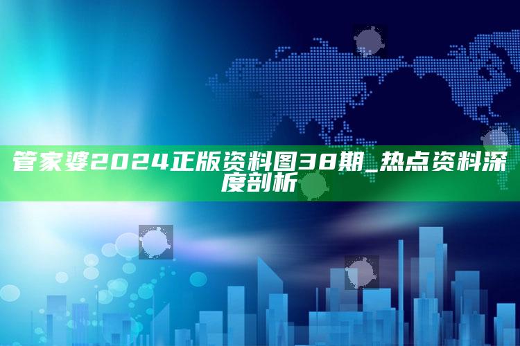 管家婆2024正版资料图38期_热点资料深度剖析